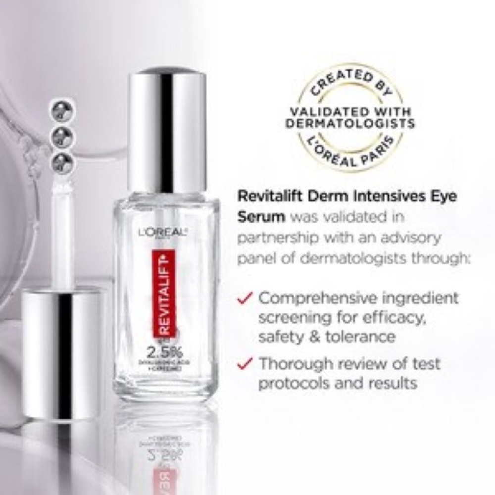 L’Oreal Revitalift eye serum NIB